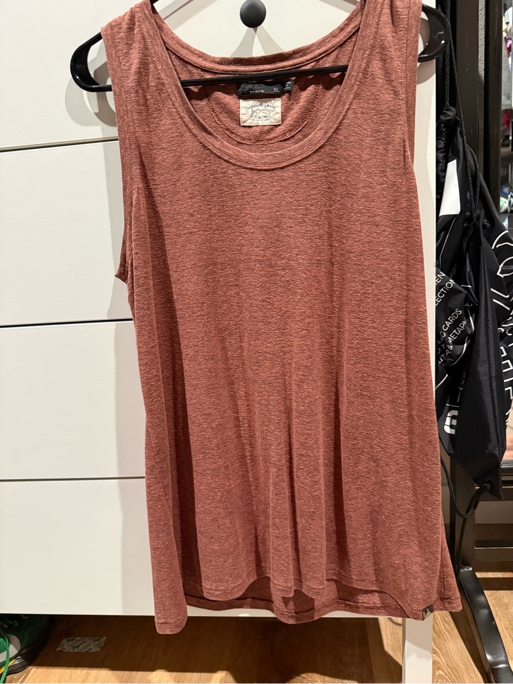 Prana Women's Sleeveless Tank in Dusty Rose